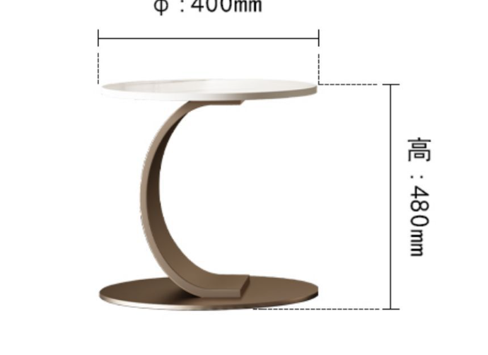 Bàn sofa phong cách Ý hiện đại tao nhã Thép không gỉ - Ảnh 5